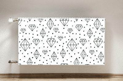 Capa magnética para radiador Diamantes desenhados