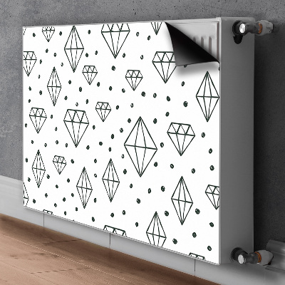Capa magnética para radiador Diamantes desenhados