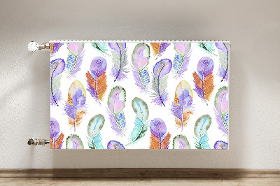 Cobertura magnética para radiador Penas coloridas