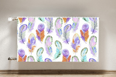 Cobertura magnética para radiador Penas coloridas