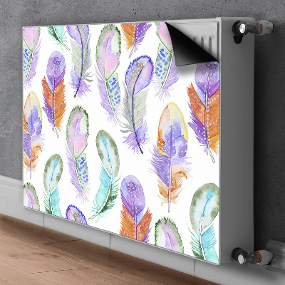 Cobertura magnética para radiador Penas coloridas