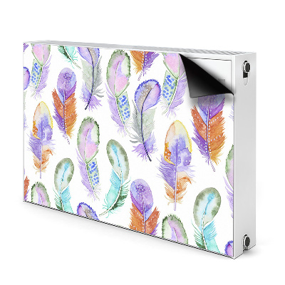 Cobertura magnética para radiador Penas coloridas