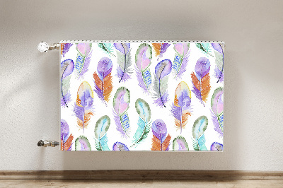 Cobertura magnética para radiador Penas coloridas