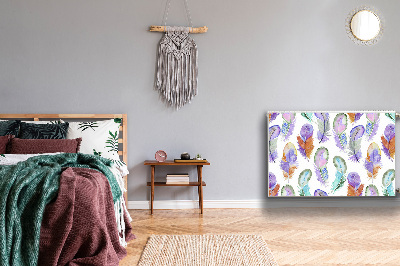 Cobertura magnética para radiador Penas coloridas