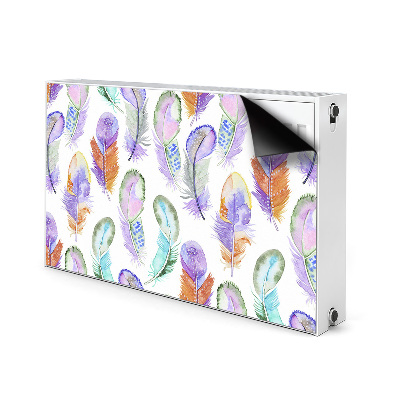 Cobertura magnética para radiador Penas coloridas