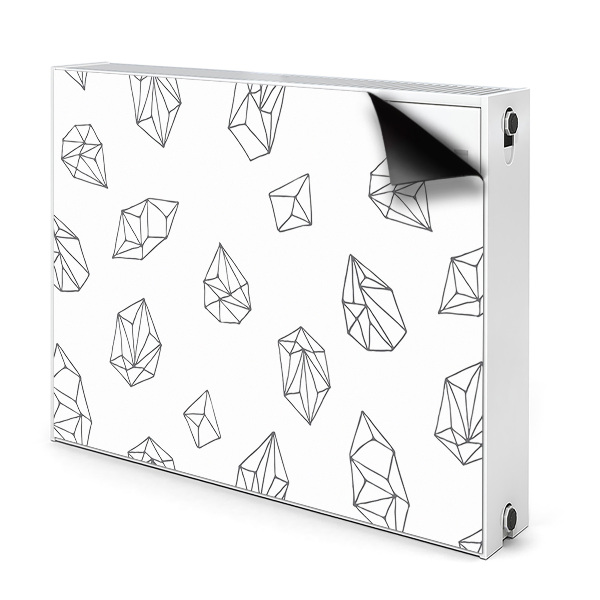 Cobertura magnética para radiador Sólidos espaciais