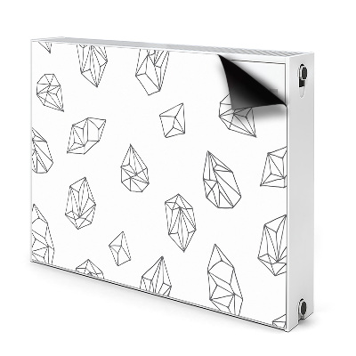 Cobertura magnética para radiador Sólidos espaciais