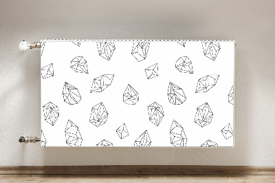 Cobertura magnética para radiador Sólidos espaciais