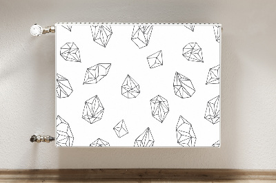 Cobertura magnética para radiador Sólidos espaciais