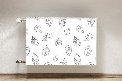 Cobertura magnética para radiador Sólidos espaciais