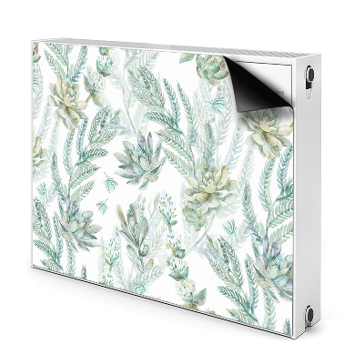 Cobertura magnética para radiador jardins ornamentais pintados