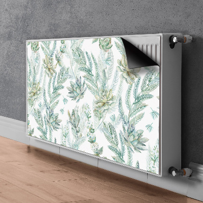 Cobertura magnética para radiador jardins ornamentais pintados