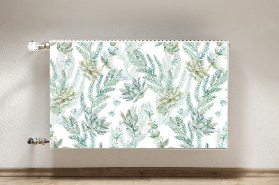 Cobertura magnética para radiador jardins ornamentais pintados