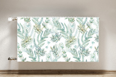 Cobertura magnética para radiador jardins ornamentais pintados