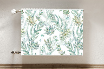 Cobertura magnética para radiador jardins ornamentais pintados