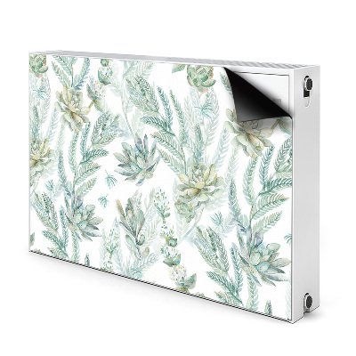 Cobertura magnética para radiador jardins ornamentais pintados