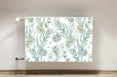 Cobertura magnética para radiador jardins ornamentais pintados