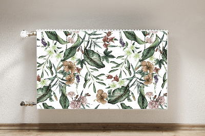 Capa magnética para radiador Flores da primavera