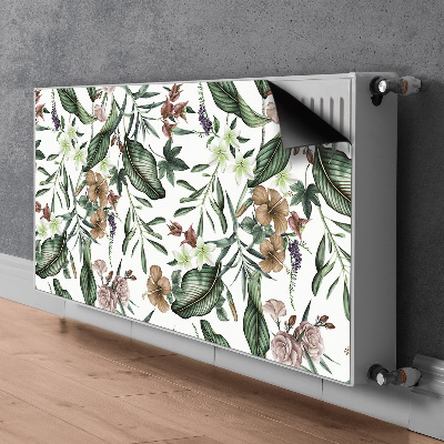 Capa magnética para radiador Flores da primavera