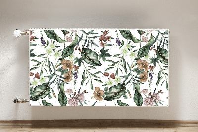 Capa magnética para radiador Flores da primavera