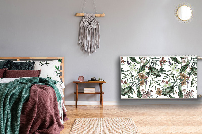 Capa magnética para radiador Flores da primavera