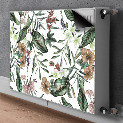 Capa magnética para radiador Flores da primavera