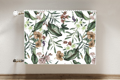 Capa magnética para radiador Flores da primavera