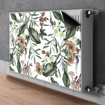 Capa magnética para radiador Flores da primavera