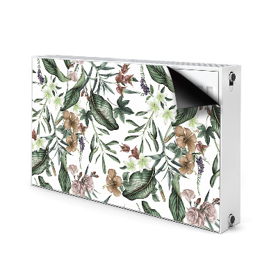 Capa magnética para radiador Flores da primavera