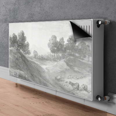 Capa magnética para radiador Estilo vintage