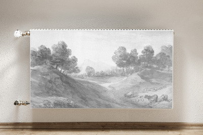 Capa magnética para radiador Estilo vintage