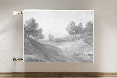 Capa magnética para radiador Estilo vintage