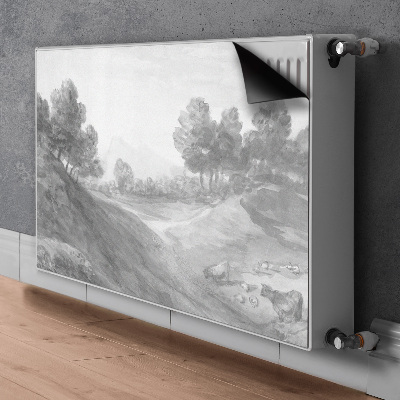 Capa magnética para radiador Estilo vintage