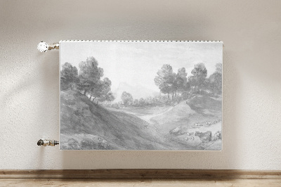 Capa magnética para radiador Estilo vintage