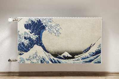 Capa magnética para radiador arte japonesa