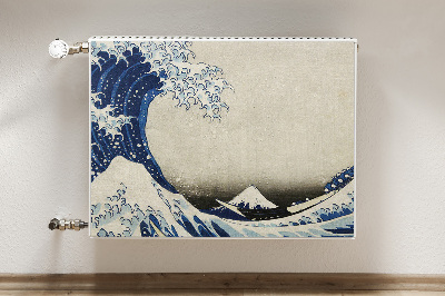 Capa magnética para radiador arte japonesa