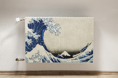 Capa magnética para radiador arte japonesa