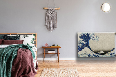 Capa magnética para radiador arte japonesa