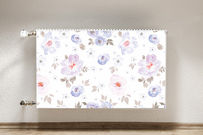 Cobertura magnética para radiador Flores em tons pastel