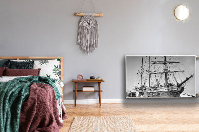Cobertura magnética para radiador Navio vintage