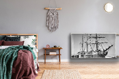 Cobertura magnética para radiador Navio vintage