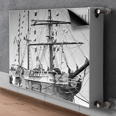 Cobertura magnética para radiador Navio vintage