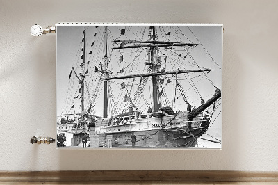 Cobertura magnética para radiador Navio vintage