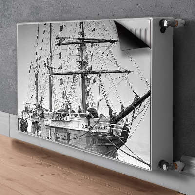 Cobertura magnética para radiador Navio vintage