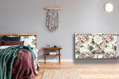 Capa magnética para radiador Buquê vintage de rosas