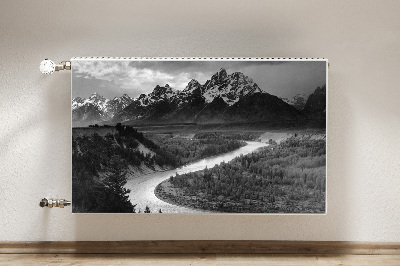 Cobertura magnética para radiador Montanhas Escuras