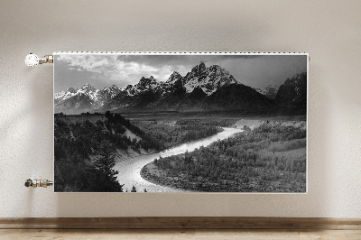 Cobertura magnética para radiador Montanhas Escuras