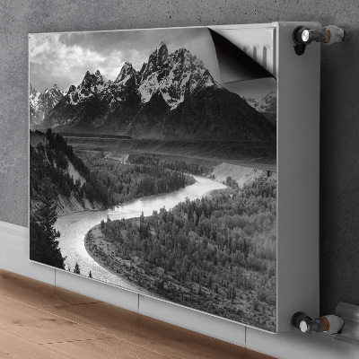 Cobertura magnética para radiador Montanhas Escuras