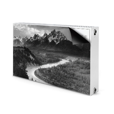 Cobertura magnética para radiador Montanhas Escuras