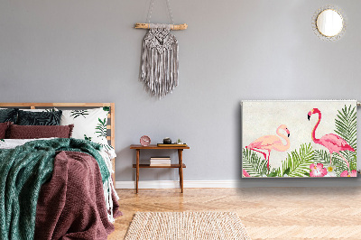 Cobertura magnética para radiador Dois flamingos